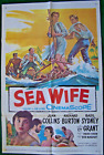 "Żona morska" 1957 oryginalny 1-arkusz plakat filmowy Joan Collins/Richard Burton