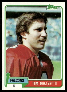 Tim Mazzetti 1981 Topps #513 Atlanta Falcons Football Karte - Bild 1 von 2