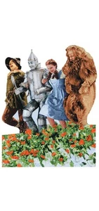 Mago de Oz Campo de Amapola Doroty León Hombre de Hojalata Cuervo Asusto Imán Grande 4.75" BOGO - Imagen 1 de 1