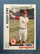 1990 Best Springfield Cardinals All Decade Dale Kisten #19