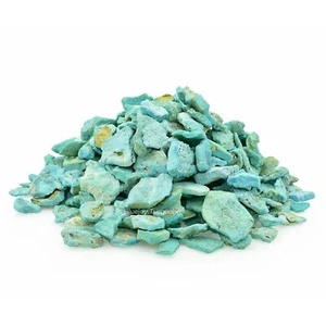 Genuine Pure Natural American Blue Turquoise Rough Stone for Inlay and Jewelr... - Picture 1 of 5