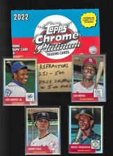 REFRACTORS 2022 Topps Chrome Platinum Anniversary 251-500 PICK YOUR CARD 