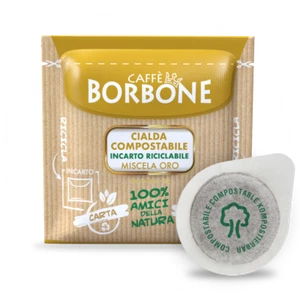 300 CIALDE filtro carta ese 44 mm Caffè Borbone MISCELA ORO  - Foto 1 di 4