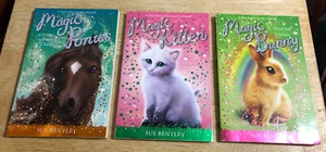 Lot of 3 CHAPTER BOOKS Magic Ponies #8, Kitten #10, Bunny #2 - Sue Bentley - Bild 1 von 6