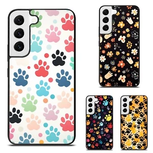 pattern Dog paw bone For Samsung Galaxy Z Fold Flip 3 4 5 6 TPU Phone Case - Picture 1 of 25