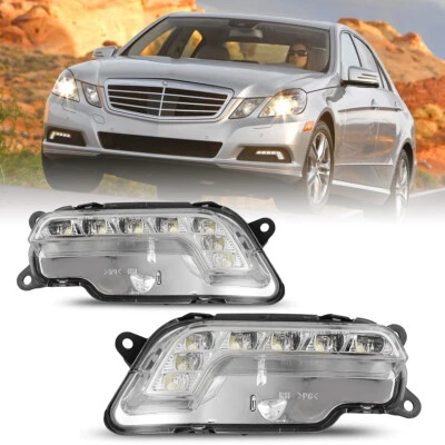 Luces antiniebla LED DRL para Mercedes Benz E350 E550 E26 AMG 2010-2011 luces de parachoques Foto 1 de 4