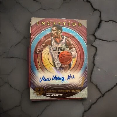 Mark Armstrong Villanova Basketball Topps Rookie autograph card Auto Jay Wright - Image 1 of 2