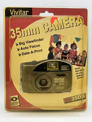 Brand New Vivitar Big View BV35 35mm Film Camera Point & Shoot Auto Focus - Image 1 of 4