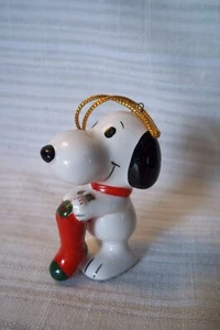 VINTAGE 1966 Snoopy Decorazione Natalizia Giappone Arachidi United Feature Syndicate - Foto 1 di 2