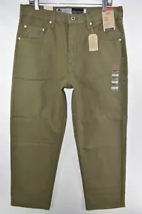 New Levi's Silvertab Loose Fit Green Machine Jeans Mens Size 33x30 - Picture 1 of 10
