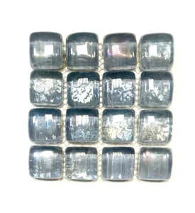 1x1 Ocean Breeze Curved Glass Wall Tile Kitchen Backsplash Shower Arts Crafts - Picture 1 of 4