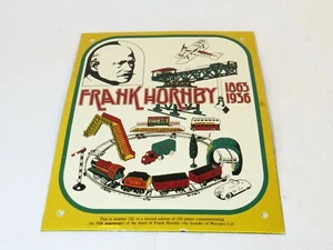 Enamel Sign Frank Hornby Railways From 1986 RARE In 250 Copies Dinky - Picture 1 of 4