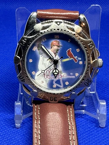 Vintage St Louis Cardinals 1998 Mark McGwire Baseball Home Run Champion Watch Cover