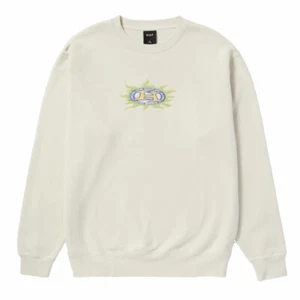 HUF Fire Bone Mens Crew Neck Jumper - Picture 1 of 2