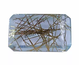 158 CT Top Quality Rutilated Quartz Bi Color Certified Emerald Cut Gemstone 24N - Picture 1 of 8