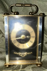 Reloj Sloan Cuarzo Pequeño Latón Funciona con Pilas - Funciona De Colección - Imagen 1 de 9