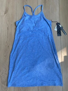 Kyodan Ultra Soft Collection Racerback Dress w/Shorts Sierra Blue Heather S NEW - Picture 1 of 3