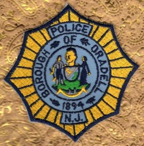 👀😜😍👌   Oradell N.J. New Jersey Police Shoulder Patch  - Picture 1 of 2