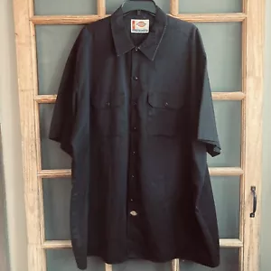 Dickies Men's Work Shirt SS Black Size 3XL #17 - Picture 1 of 6
