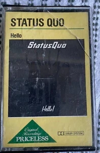 STATUS QUO HELLO CASSETTE - Picture 1 of 6