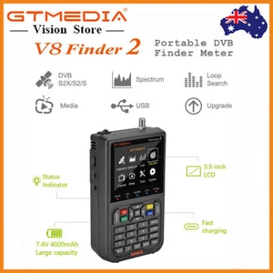Satellite Signal Finder Meter DVB-S2/S2X Digital FTA Sat Finder 3.5'' LCD w/Bag - Picture 1 of 12