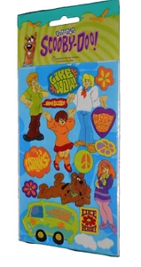 SCOOBY-DOO! Stickers THE MYSTERY MACHINE VELMA FRED Vtg 90's Sandylion 2 Sheets - Imagen 1 de 1