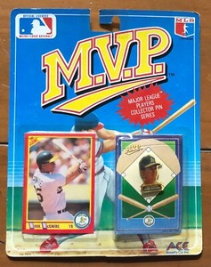 1990 ACE NOVELTY MVP Collector Pin & SCORE U-PICK McGwire Glavine McGriff Gwynn