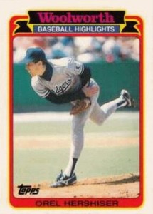 1989 Topps Woolworth Baseball Highlights Baseball 21 Orel Hershiser