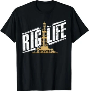 NUEVA CAMISETA LIMITADA Rig Life cuello áspero campo petrolífero para manos de plataforma talla S-5XL - Imagen 1 de 2