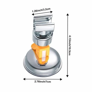 Suction Adjustable Holder Bathroom Wall Mount Handset Shower Head Bracket HOT - Picture 1 of 9