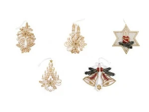 (1,50€/St.) 1 Spitze  Fensterdeko Weihnachten Winter Kerzen Baum Glocken Stern - Bild 1 von 1