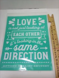 Chalk Couture transfer Love each other- January 2022 size B New - Picture 1 of 1