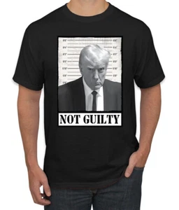 Camiseta Donald Trump Not Guilty Mugshot Face para hombre - Imagen 1 de 22