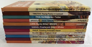 Biblearn Series 11 HC Book Lot Vtg Childrens Bible Story - Imagen 1 de 18