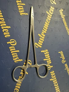 Nadelhalter nach Crile wood 15cm gerade gerieft. - Bild 1 von 2