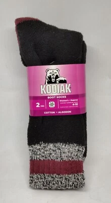 Kodiak Women's Boot Socks 2 Pairs Size 4-10 Over The Calf Brand New In Sleeve - Image 1 of 4