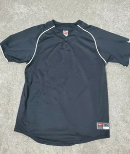 NIike Baseball Practice Jersey Youth Boys Size XL Black - Picture 1 of 8