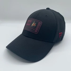 Arizona Coyotes NHL Black Fanatics Stretch Fitted Hat Mens M/L - Picture 1 of 5
