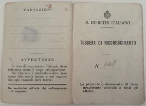 TESSERA REGIO ESERCITO ITALIANO XXIII BATTAGLIONE GENIO GUASTATORI MILITARE - Foto 1 di 2