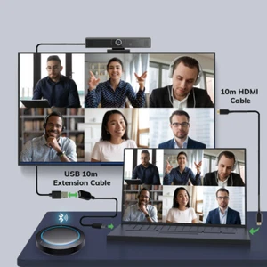 Webcam Conference Room | PC | Laptop | TV | 10m Cable Kit - Picture 1 of 4