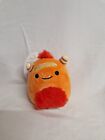 Squishmallows Ernest The Orange Monster Clip Halloween 2023 Spooky USA Import 