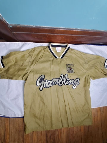 Vintage Grambling State University Tigers Pullover Men’s Size XL Nylon Gold Cover