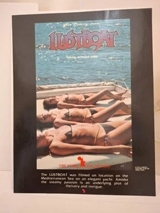 "LUST BOAT"w/ *MONIQUE GURU* '83 8.5" x 11"x 2 PAGES - Picture 1 of 3