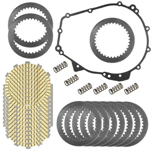 Clutch Friction Plates Gasket Kit for Kawasaki ZX10R ZX-10R Ninja ZX1000 2011-22 - Foto 1 di 4