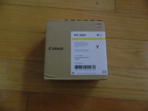 2023 GENUINE CANON PFI-340Y 330ml Yellow Ink Tank imagePROGRAF TZ-30000 NEW SEAL - Picture 1 of 1