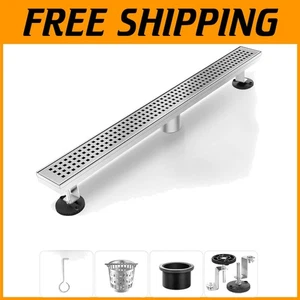 Exquisite Craftsmanship Nickel Shower Drain - Picture 1 of 11