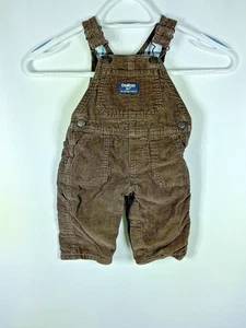 Gr. 6M OshKosh B’gosh Cord gefütterter Overall braune Hose - Bild 1 von 4