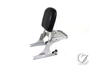 2004 04 Harley FLSTF Softail Fatboy QUick Detach Back Rest Sissy Bar - Bild 1 von 7