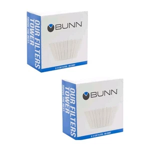 BUNN 8-12 Cup Coffee Filters Lot of Two Each Box 100 Count  - Picture 1 of 8