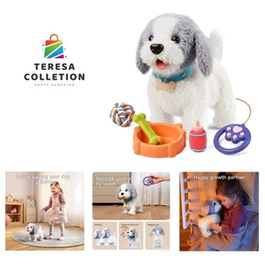 Weiches interaktives Plüsch-Hundespielzeug mit Fernbedienung & Zubehör - Kinder ab 3+ - Bild 1 von 10